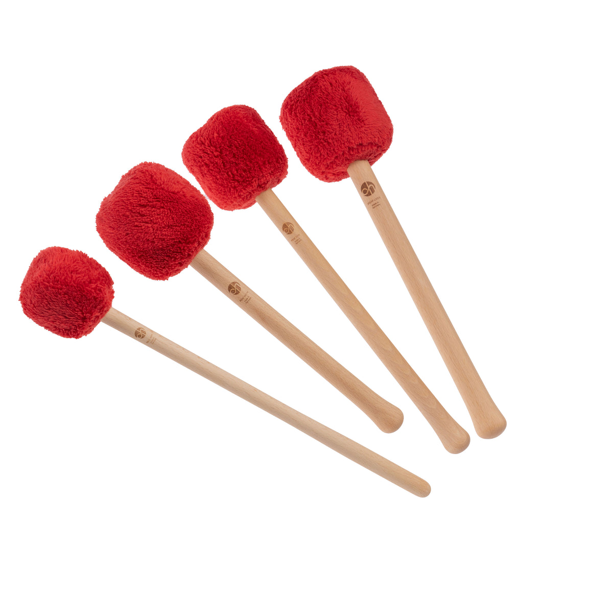 Profi Gong Mallet Set rot #Farbe_rot