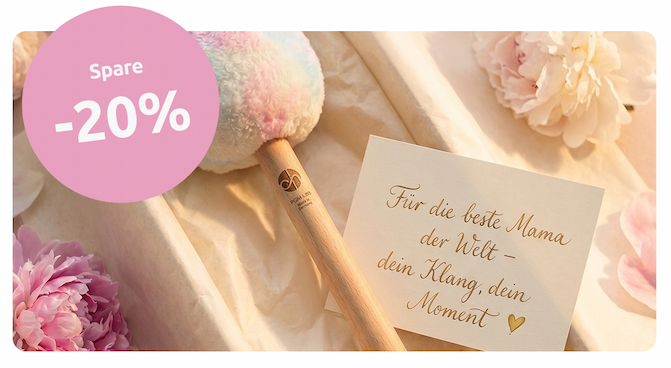 Muttertag bei ollihess – 20 % auf unsere Klangwerkzeuge